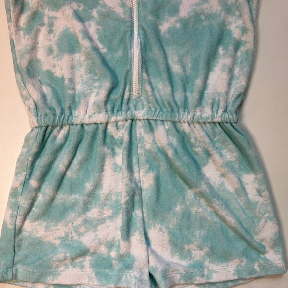 Carter's Girls Terry Cloth Hooded Romper Size 8 - Picture 3 of 5